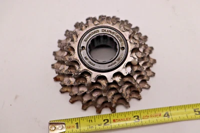 Shimano Dura Ace  6 Speed Freewheel MF-7400  13t -23t  free ship Vintage binB - Image 1 of 4