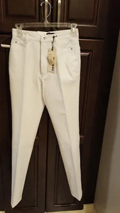 Cambio Women's Jeans Straight Leg White Denim Sharon Size 4 NWT $195 - Picture 1 of 8