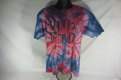 Undefeated/UNDFTD - Red, Blue & Purple Tie Dye - Logo t-shirt - Size Large  - Image 1 of 4
