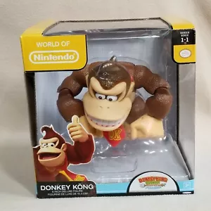 Modellino Jakks World of Nintendo Donkey Kong Tropical Freeze Deluxe 6" NUOVO! - Foto 1 di 11