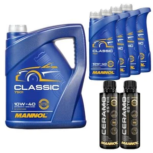 9L MANNOL aceite motor Classic 10W-40 Incl. 2x Aditivo Ceramo Ester 9829 - Imagen 1 de 6