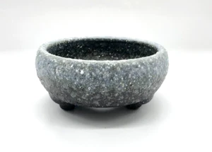 Japanese Bonsai Pot Shigaraki Ware pot White Snow 12cmx 5.5cm New - Picture 1 of 8