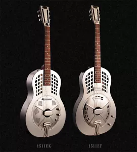 Jonathan Matt Silver Finish Chitarra elettrica triolian risonatore - Foto 1 di 10