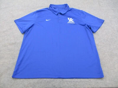 Kentucky Wildcats Shirt Mens 3XL XXXL Blue Nike Polo Marching Band Active * - Image 1 of 4