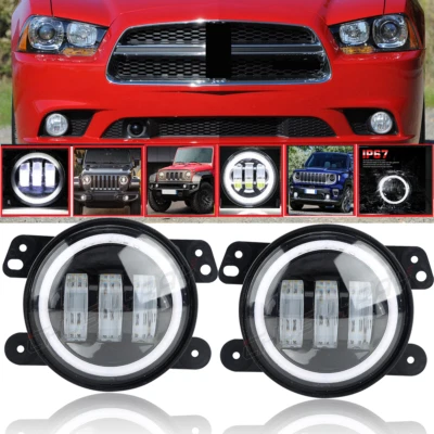 Par de faros antiniebla delanteros parachoques para Fiat 500 2012-2015 derecha+izquierda Foto 1 de 4