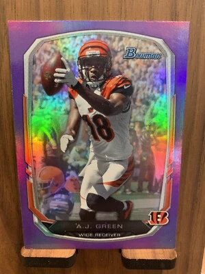 2013 Bowman - Purple #80 A.J. Green - Image 1 of 2