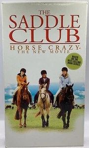 Saddle Club - Horse Crazy: The New Movie VHS 2005 Late Era **Buy 2 Get 1 Free** - Picture 1 of 3