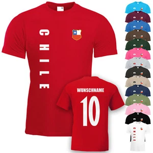 Chile T-Shirt Trikot Name Nummer Fußball WM EM Fan Team National - Bild 1 von 17
