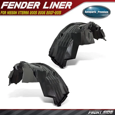 2x Guardabarros Interior PE Delantero Protector contra Salpicaduras Protector para Nissan Xterra 2005-2015 Foto 1 de 4