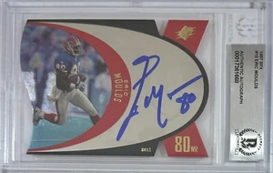 Eric Moulds autographed signed Upper Deck 1996 #SPX10 Buffalo Bills BAS Encap - Picture 1 of 3
