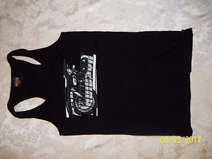 NWOT HARLEY DAVIDSON MOTORCYCLE Women's XL BLACK TANK TOP SHIRT NICE LOOK - Picture 1 of 3