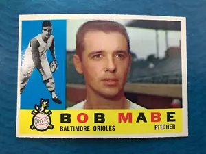 Tarjeta de béisbol 1960 Topps Bob Mabe #288 (nm) - Imagen 1 de 2
