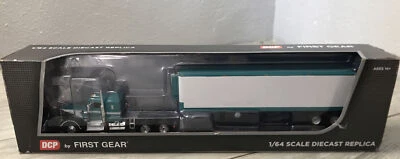 Remolque refrigerado First Gear 1/64 Ankrum Trucking Kenworth con dormitorio Foto 1 de 4