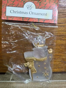 Vintage Ornament 1989 ArtMark Schneemann - Bild 1 von 2