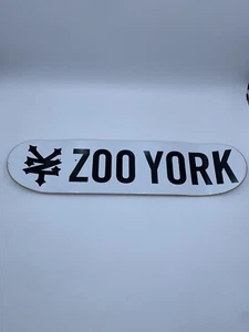 Zoo York Incentive Skateboard Deck 8.0 Double Sided Black on White Read* - Picture 1 of 13