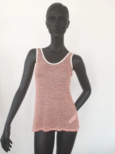 3066 Intimissimi Linen Top T-Shirt, Size S-M - Orange - Picture 1 of 10