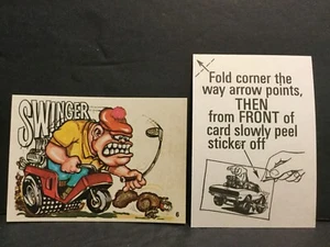 1973 Donruss Fabulous Odd Rods Sticker #6 - Picture 1 of 1