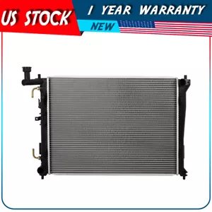 Aluminum Radiator Replacement Fits 2007 2008 2009 2010 2011 2012 Hyundai Elantra - Picture 1 of 7