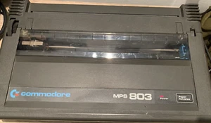 Commodore MPS-803 Dot Matrix Printer Made In Japan - Powers on - Picture 1 of 8