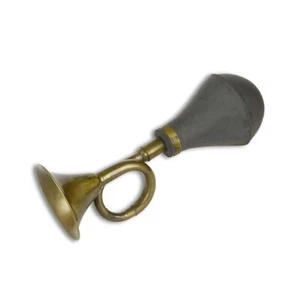 9934578 Nostalgic Classic Car Horn Hand Horn Burnished Brass L19cm - Picture 1 of 1