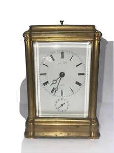 Antike Uhr Henri Jacot 19. Jh. Reiseuhr  Reveil - Bild 1 von 11