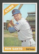 1966 Topps #290 Ron Santo Baseball Card