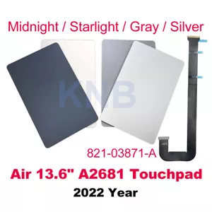 Original Grau Silber Gold Blau für MacBook Air 13,6" M2 A2681 Touchpad 2022 Bj. - Bild 1 von 5