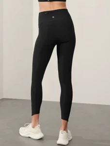 NUEVO PANTALÓN LEGGINGS AJUSTADO ATLETA NEGRO MARCAPASOS ULTRA ALTO TIRO 7/8 TALLA S - Imagen 1 de 10