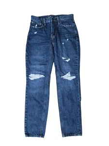 Old Navy Distressed Jeans Men 30x32 Relaxed Straight Leg Blue Denim Great - Picture 1 of 4