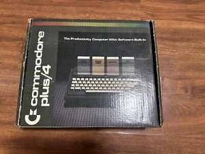 Vintage Commodore Plus 4 W/ Manuals And Box UNTESTED No Cords - Picture 1 of 7