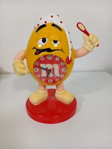 Vintage 1990er Jahre M&M gelber Wecker - Bild 1 von 5