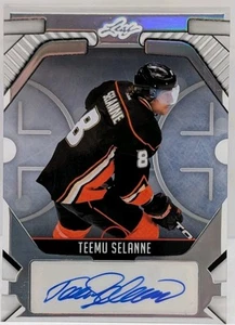 * 2024 Leaf Metal Hockey Legends Teemu Selanne Acetate Auto /3 - Picture 1 of 2