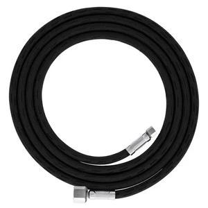 6' BRAIDED AIRBRUSH HOSE 1/4" - 1/8" Fitting Ends Coupling Adapter Iwata Master - Picture 1 of 5