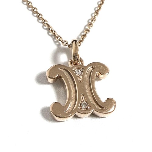 Collana CELINE Seri Nu donna ciondolo trionfo K10 oro