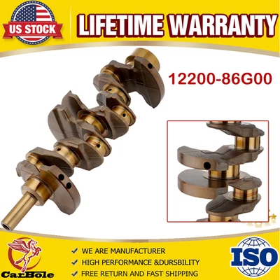 Cigüeñal motor KA24E para Nissan Frontier Xterra Altima 240SX 1989-2004 2,4 L Foto 1 de 4