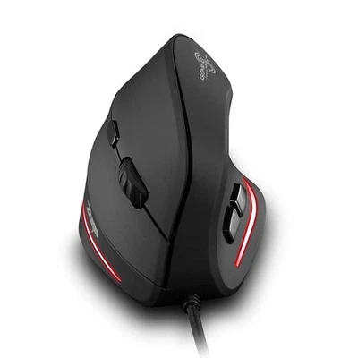T20 Ergonomic Vertical Mouse, 3200 DPI 6 Buttons LED Optical USB Wired Gaming... - Image 1 of 4