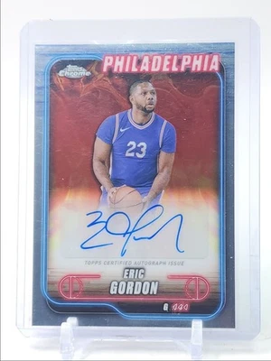 ERIC GORDON 2024-25 TOPPS CHROME BASKETBALL AUTOGRAPH #TCA-EG AUTO Q5830 - Image 1 of 2