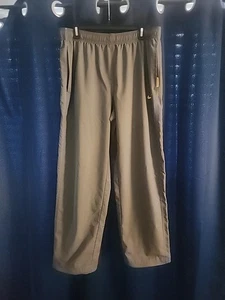 Nike Livestrong Trainingshose Herren grau Gummibund weites Bein Dri Fit Größe: Large - Bild 1 von 23