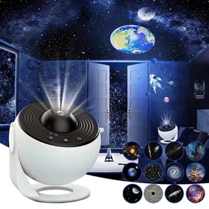 13 in 1 LED Galaxy Projektor Sternenhimmel Lampe Nebula Starry Erde Nachtlichter - Bild 1 von 12