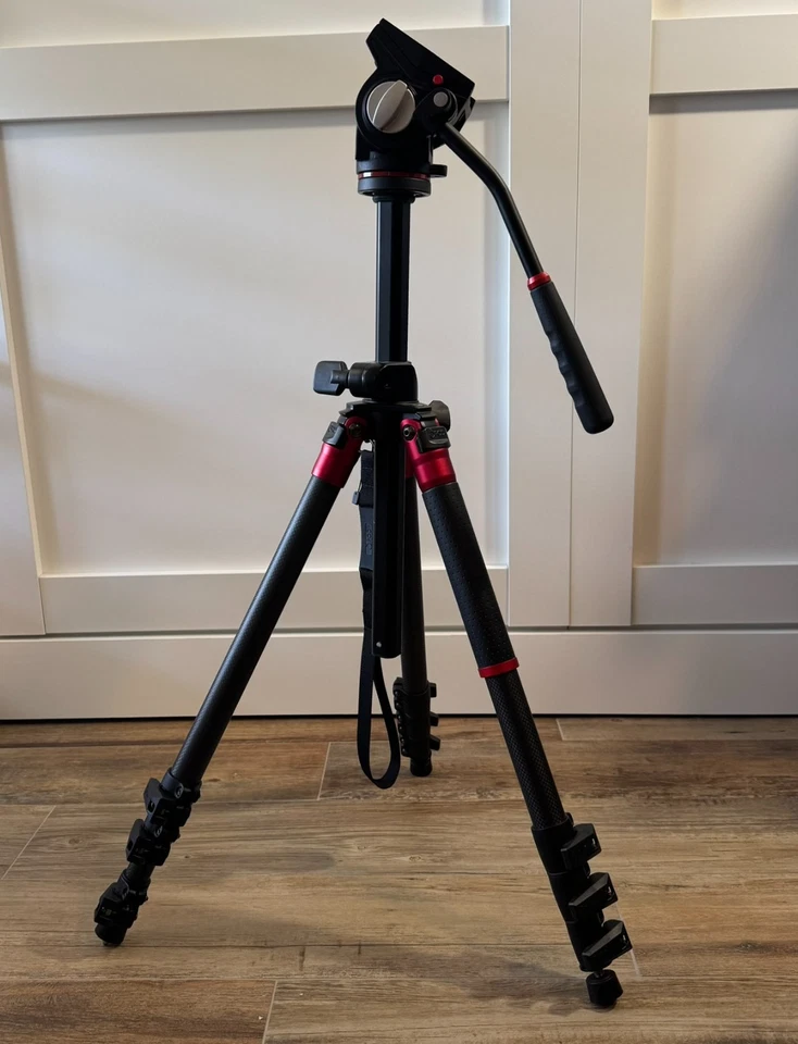 3Pod Orbit 4-Section Carbon Fiber Tripod with Q2 Head Spiked Feet & Storage Bag - Image 1 of 4