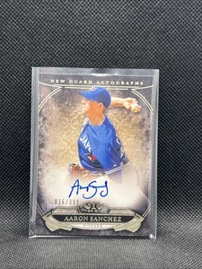 2015 Tier One Baseball New Guard Autograph #036/399 Aaron Sanchez Auto - Picture 1 of 6