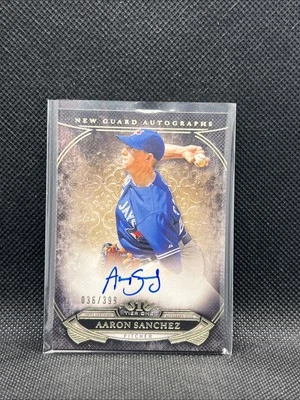 2015 Tier One Baseball New Guard Autograph #036/399 Aaron Sanchez Auto - Image 1 of 4