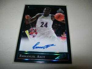 2021-22 LEAF MEMORIES EMMANUEL AKOT AUTO SIGNED #D/99 BOISE STATE BRONCOS - Picture 1 of 3