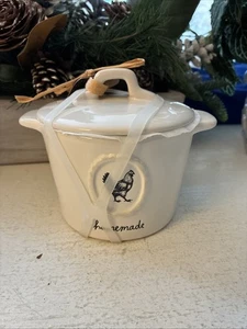 Rae Dunn Farmline Huhn "hausgemacht" Topf Backform - Bild 1 von 5