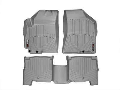 Forro de piso WeatherTech para Hyundai Santa Fe 2010-2012 - 1ª y 2ª fila, gris Foto 1 de 4