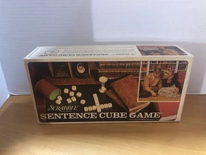 Vintage Scrabble Sentence Cube Game 1971 - Picture 1 of 1