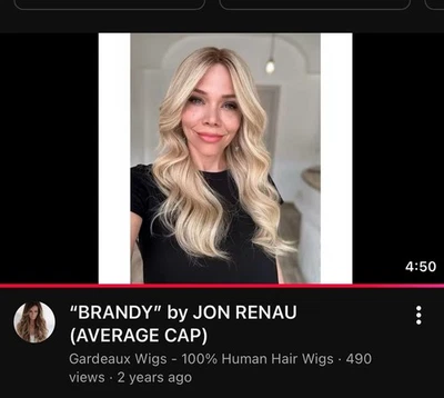 Jon Renau Brandy Wig Palm Springs Blonde NWT - Image 1 of 4