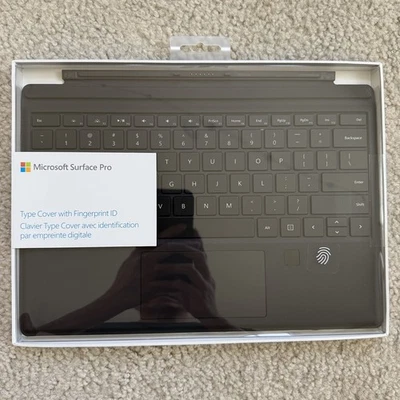 Microsoft Surface Pro 3/4/5/6/7  Type Cover Keyboard with Fingerprint ID Genuine - Image 1 of 4