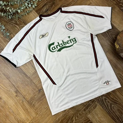 Classic football shirt vintage Liverpool 2003/05   Away Shirt Medium carlsberg  - Image 1 of 4