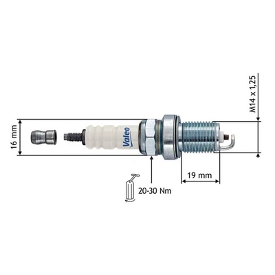 Bujía VALEO bujía auxiliar Spark Plug 246871 - Imagen 1 de 4
